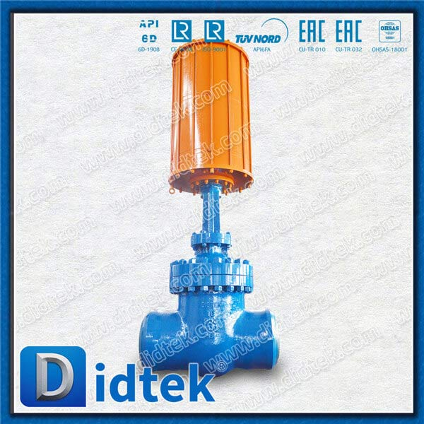 WC6 Material Pneumatic Gate Valve