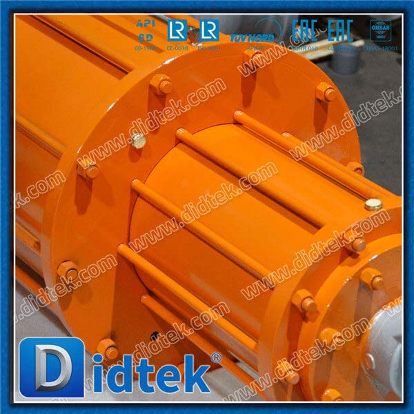 Alloy Steel WC6 Single Acting Spring Return Pneumatic Gate Valve