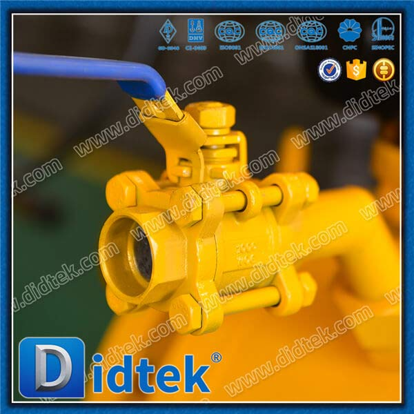 Fully Welded Ball Valve With Bypass Valve