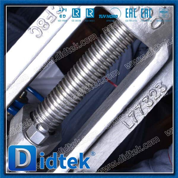 Stainless Steel CF8C 12" 600LB Bevel Gear RF Gate Valve