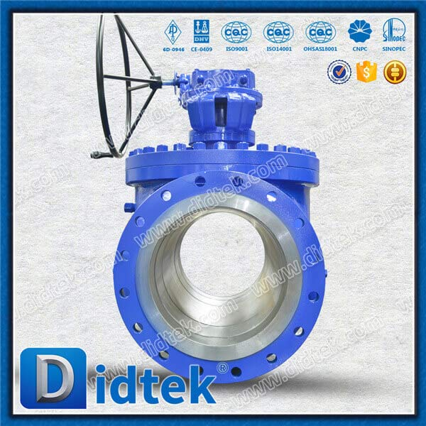 Top Entry Ball Valve Use Double Stage Turbine for Low Torque