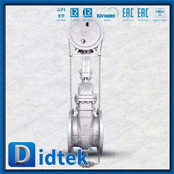 Cast Steel Gate Valve With Chain Wheel Driven