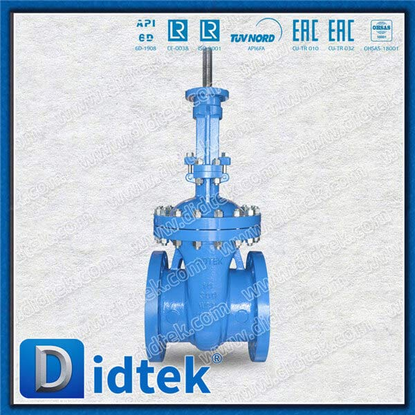 Epoxy Coating Cast Steel Gate Valve With Bare Shaft
