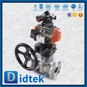 Split Body Pneumatic Operation Floating Ball Valve