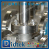 4 Inch Long Stem CF3M Cast Steel Manual Trunnion Ball Valve