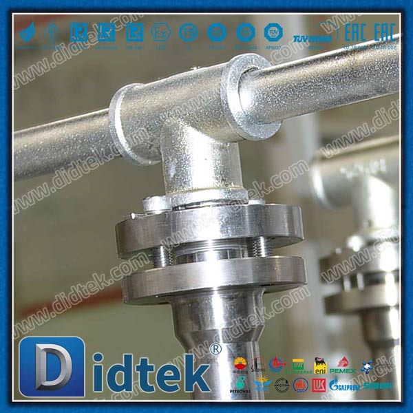 4 Inch Long Stem CF3M Cast Steel Manual Trunnion Ball Valve