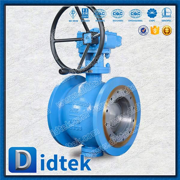 Eccentic Segment Ball Flange Connections Ball Valve