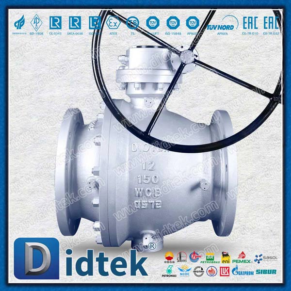 12'' WCB Fire Safe Split Body Trunnion Ball Valve