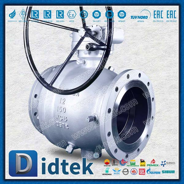 12'' WCB Fire Safe Split Body Trunnion Ball Valve