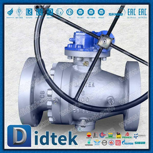 ANSI 6'' RTJ Steam Trunnion Mounted Ball Valves