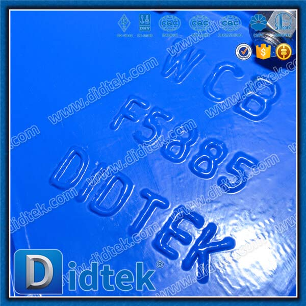 DN1200 Wafer Bare stem ISO 5210 Knife Gate Valve