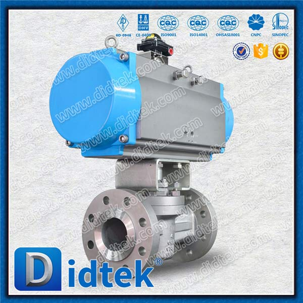 High Pressure RPTFE Sleeve Plug Valve With Double Acting Pneumatic