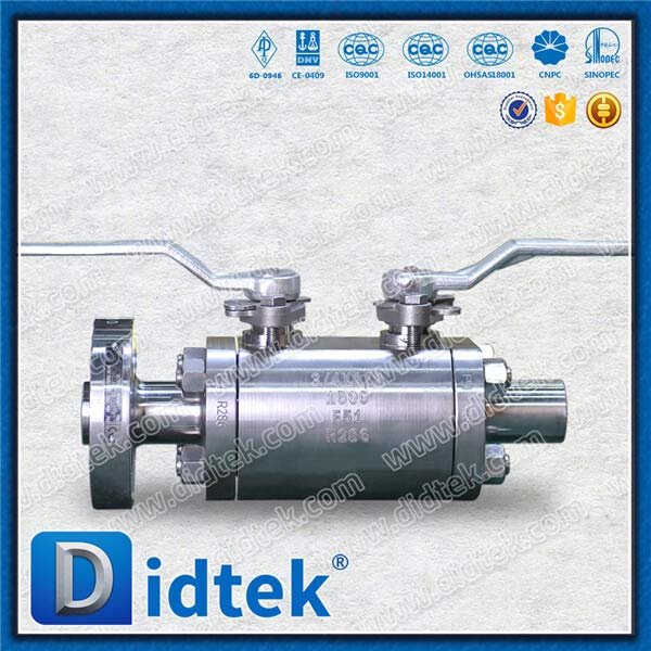 DBB Ball Valve For Fuel Gas Skid Of Gas Turbine