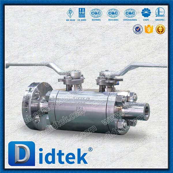 DBB Ball Valve For Fuel Gas Skid Of Gas Turbine