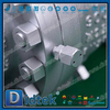 6in 2PC Gear Operated Solid Ball Metal Seated Trunnion Ball Valve