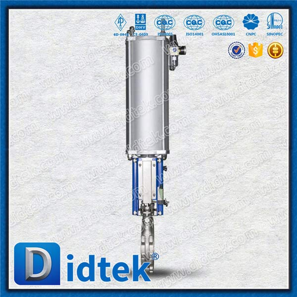 Single Action Pneumatic Lug Type Knife Gate Valve