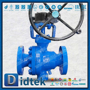 Carbon Steel DN80 Reduce Bore Trunnion Mounted Ball Valve