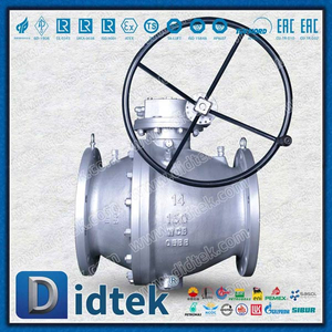 14 Inch API Carbon Steel Metal To Metal Trunnion Ball Valve 