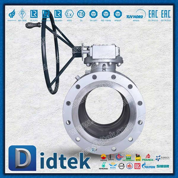 14 Inch API Carbon Steel Metal To Metal Trunnion Ball Valve 
