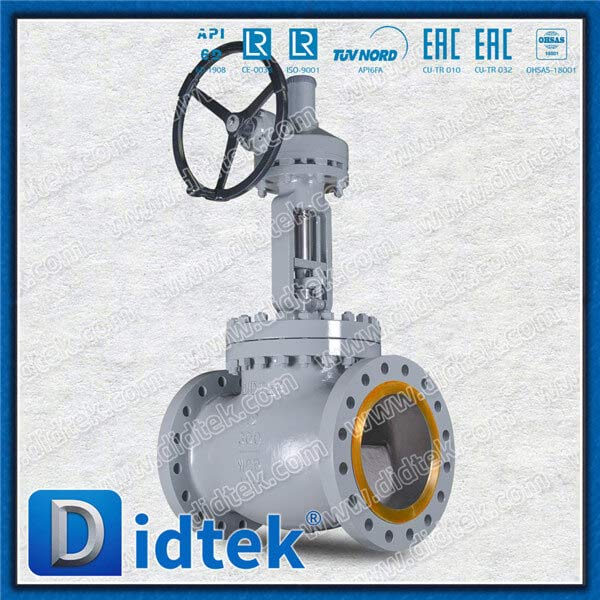 Industrial WCB Bevel Gear Operated Flanged Globe Valve
