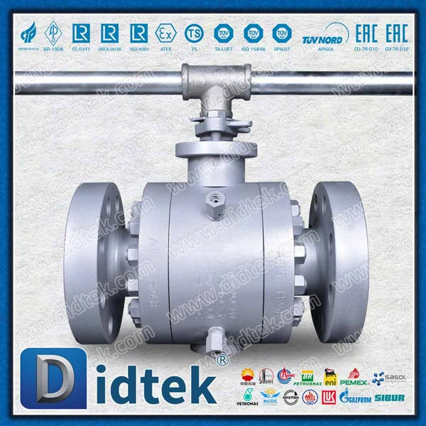 2 Inch Anti-Static Flow Tek PEEK Seat Trunnion Ball Valve Suppliers