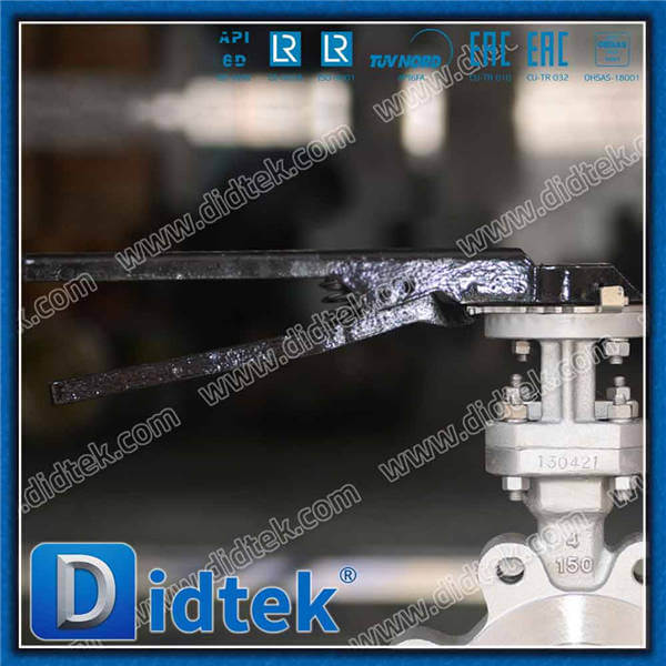 Triple Offset Lug Butterfly Valve-4'' CF8 Lever