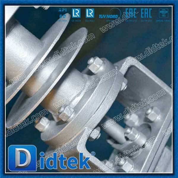 Single-Acting Pneumatic Rotary Actuator Spring Return Triple Eccentric Butterfly Valve