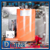 Pneumatic 12 Inch API6D Flanged Low Torque Trunnion Ball Valve