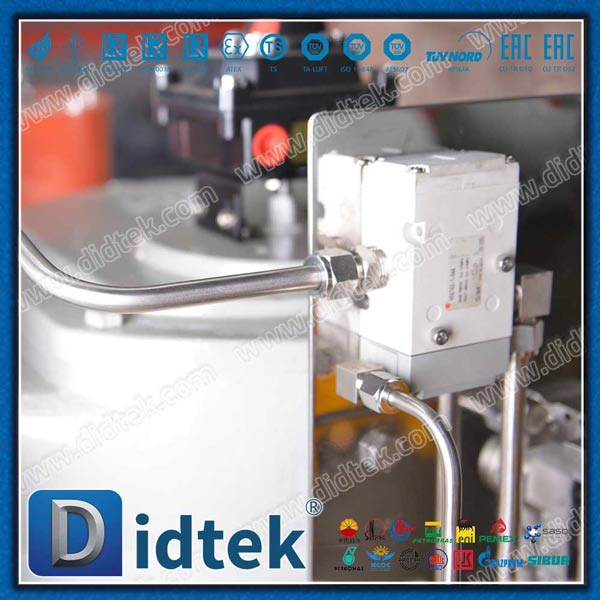 Pneumatic 12 Inch API6D Flanged Low Torque Trunnion Ball Valve