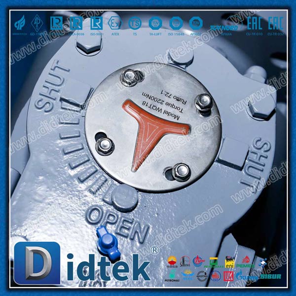 Gearbox LF2 Low Temp PTFE Full Bore Ball Valves