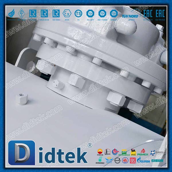 30 Inch Worm Gear Zero-leakage 3 PC Trunnion Ball Valve Supplier
