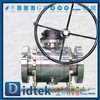 6 Inch Full Bore Soft Seat Gearbox Super Duplex SS Ball Valve