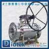 6 Inch Full Bore Soft Seat Gearbox Super Duplex SS Ball Valve