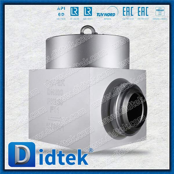 F91 Aço forjado DN200 PN250 BW Válvula de retenção de balanço