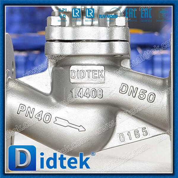 DIN Globe Valve-DN50 1.4408 Hand wheel Flange