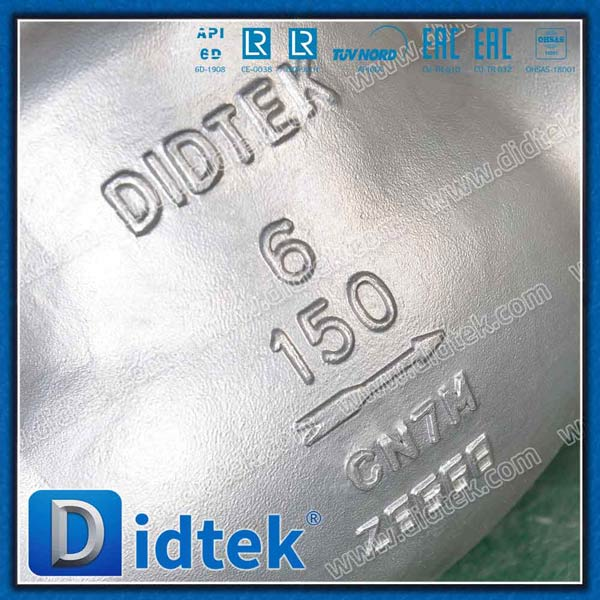 Industrial 6'' SS Cast Steel Flanged Swing Check Valve