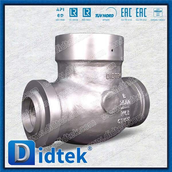 High Pressure 2500LB PSB Butt Welded Tilting Disc Check Valve