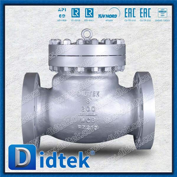 Cast Steel WCB 8'' 600LB Ring Joint Swing Check Valve