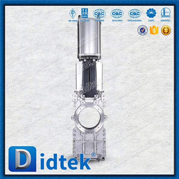 EPDM Seat Pneumatic Through Conduit Knife Gate Valve
