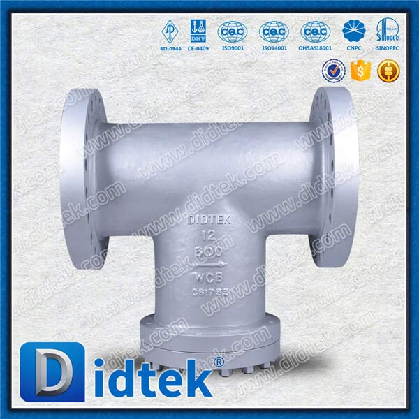 RF Flanged Stainless Steel T-Type Strainer