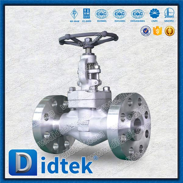 F316 High Pressure Hard Sealing Forged Globe Valve