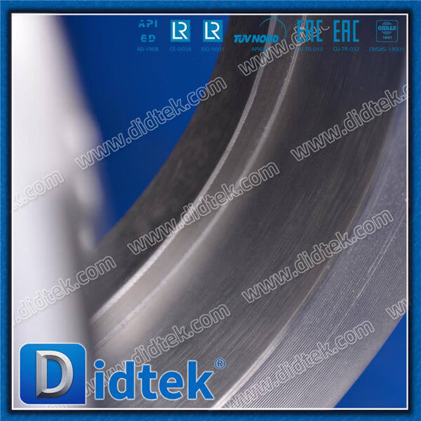 Triple Offset Wafer Buttaerfly Valve DN150 CF8M ingranaggio